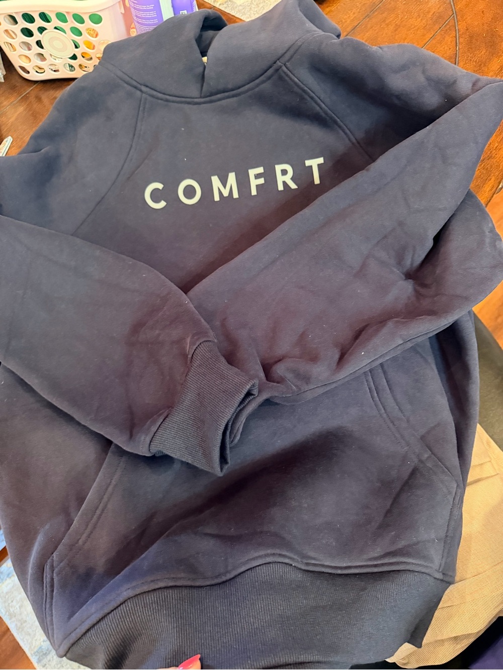 COMFRT men’s navy Pullover Hoodie